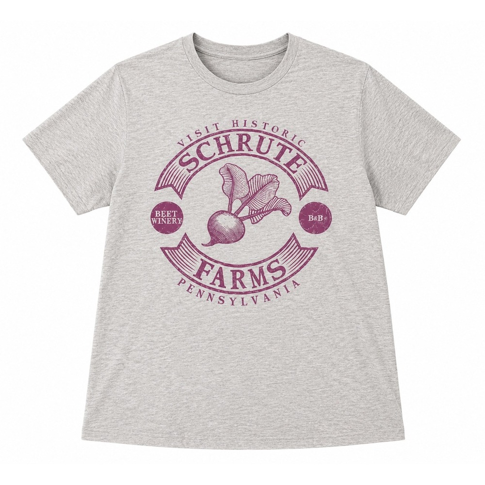 The Office Schrute Farms Beet Winery Graphic Tee Small Ripple Junction